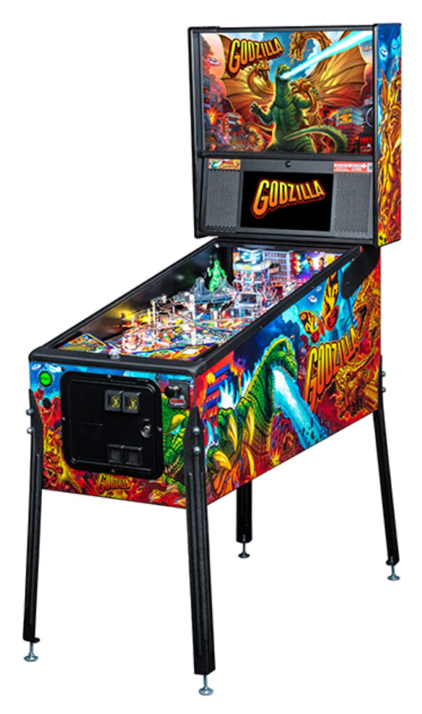 Godzilla Premium nog 1 op vrd flipperkast