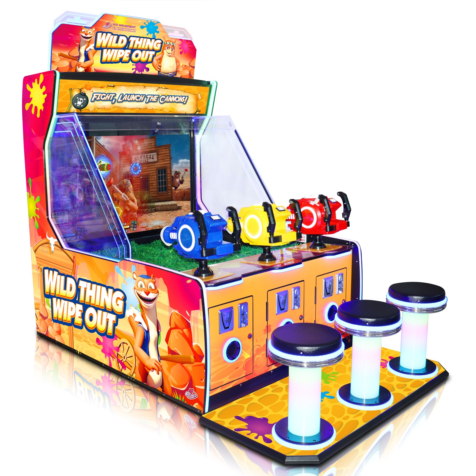 Wild Thing Wipe-Out (3 spelers, waterschieten)