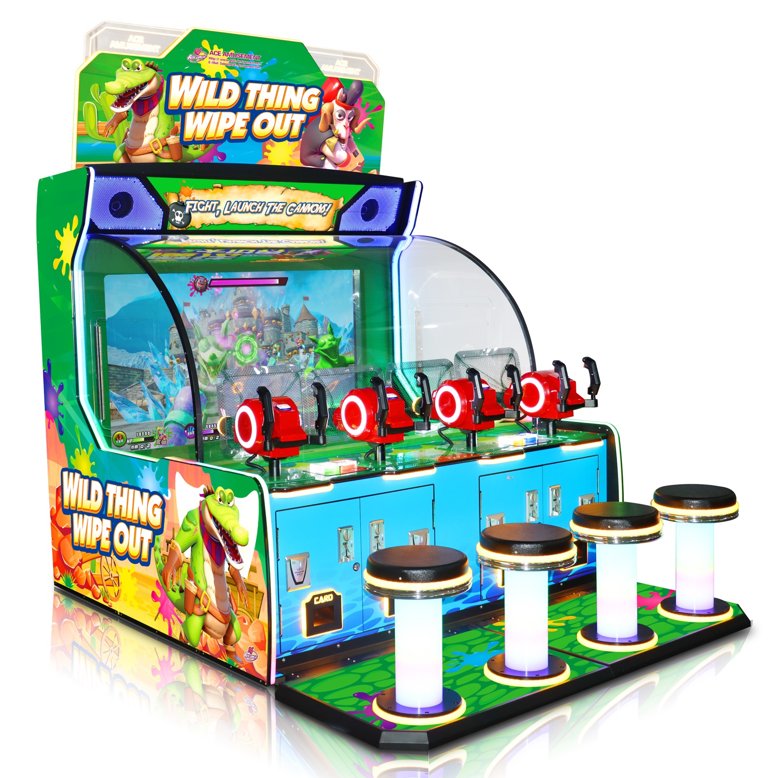 Wild Thing Wipe-Out (4 spelers, balschieten)